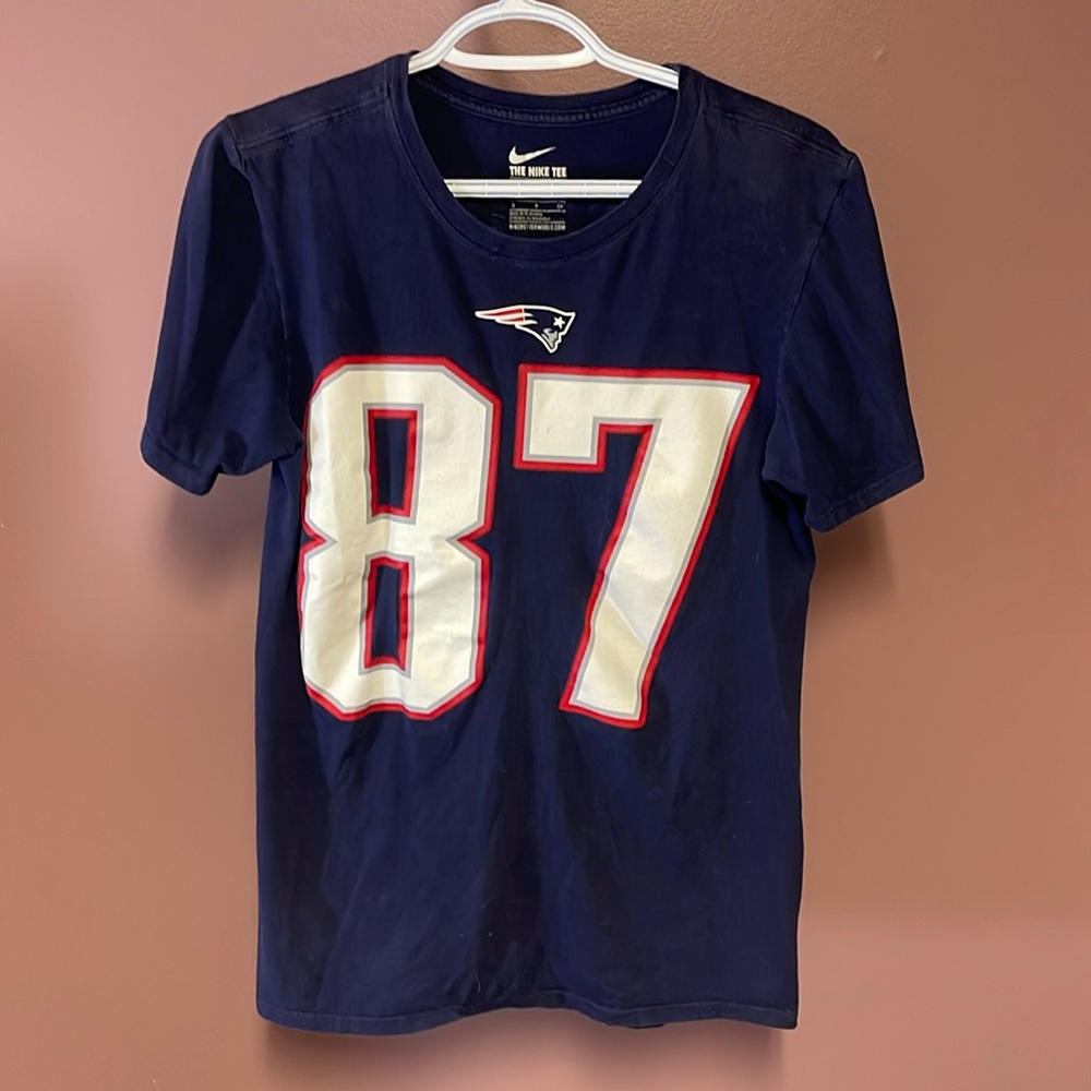 Nike New England Patriots #87 Gronkowski ladies shirt